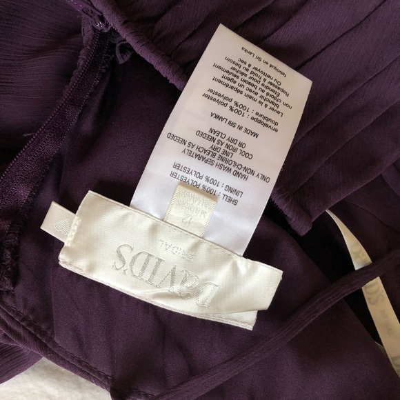 David’s Bridal Bridesmaid Dress in Plum - Picture 2 of 6